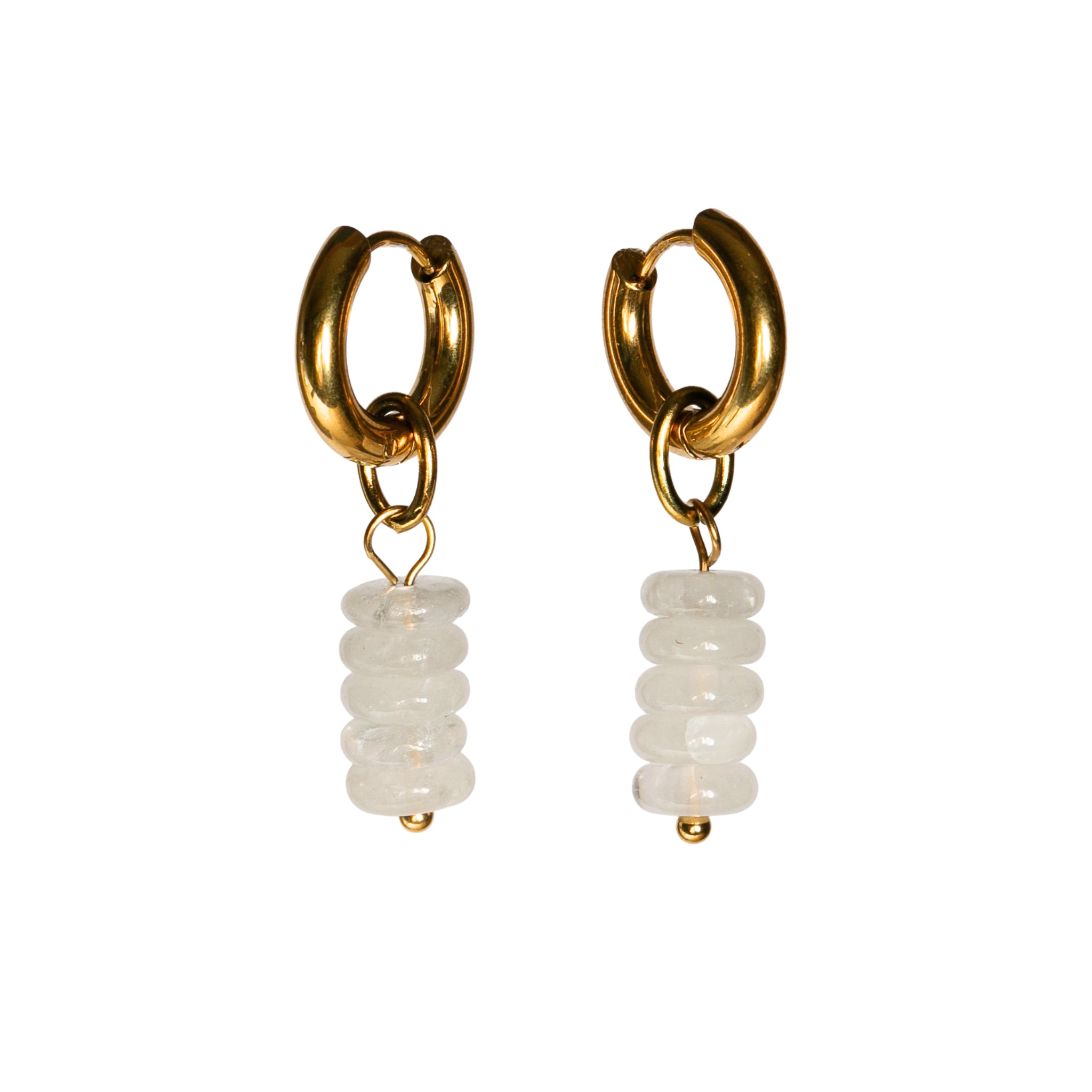 Quartz Abacus Earrings